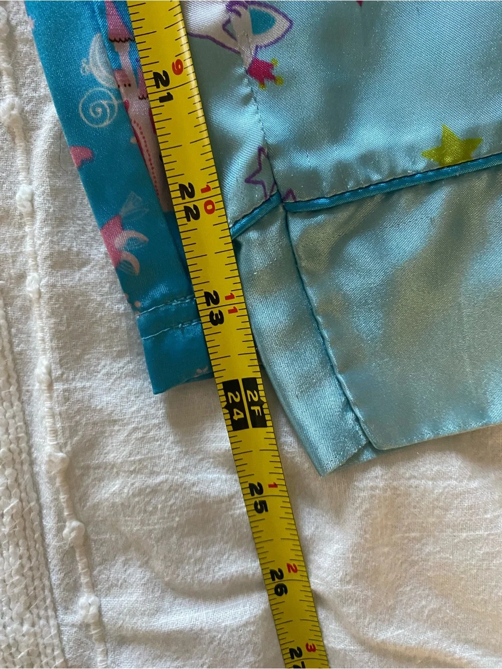 Girls' 6 Aqua Blue Kitty and Castle Silky Pajama Pants - 2-Pack